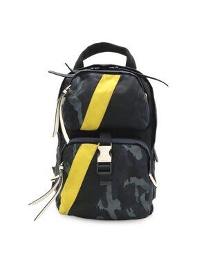Prada Belt Bag Camouflage Pattern Nylon Nero Black Yellow Silver
